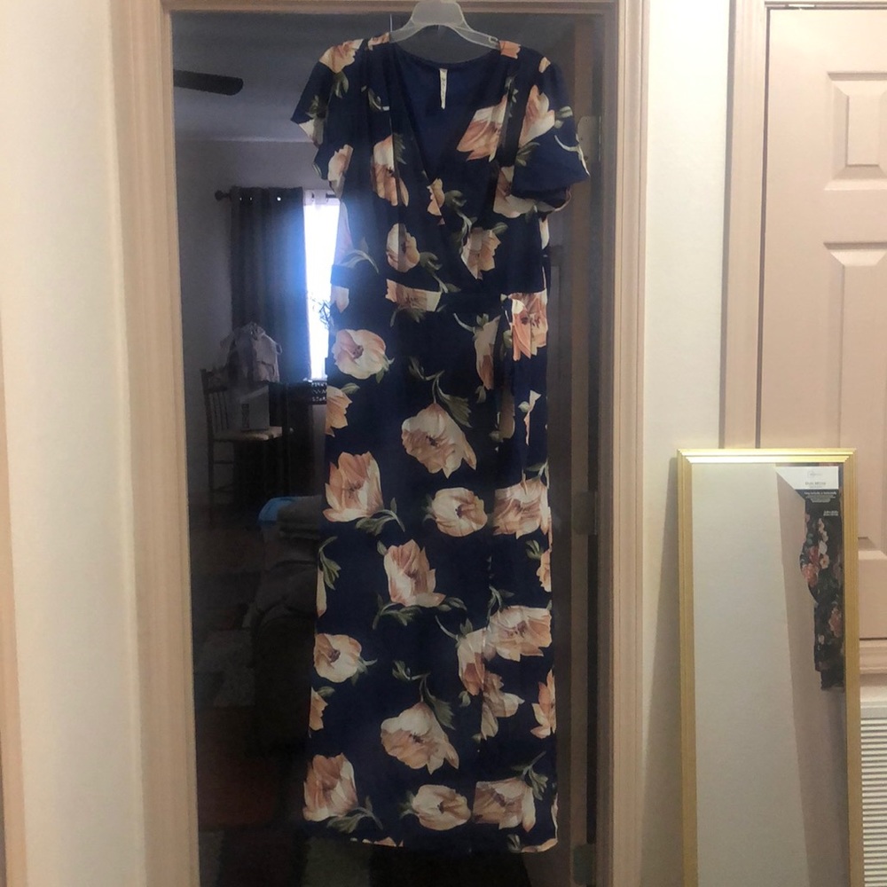 Long floral dress